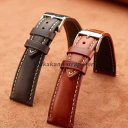 18mm 19mm 20mm 21mm 22mm Universal Vintage Oil Wax Leather Watch Straps Brown Head Layer Watch Band Men Accessories Pin Buckle