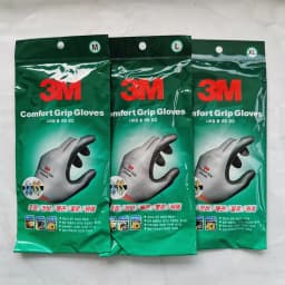 3M Work Gloves Comfort Grip Wear-Resistant Slip-Resistant Gloves Anti-Labor Safety Gloves Nitrile Rubber Gloves
