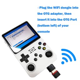 BOYHOM R36S WiFi Upgrade Kit RTL8188FTV Chip USB Dongle Type-C OTG for R36H R36 Plus Portable Console Netplay Online Gift