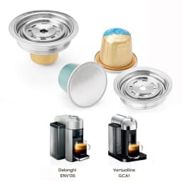 For Vertuo Pop Vertuoline Next Reusable Coffee Capsule Adapter Nespresso Converts to Vertuoline Pods Accessories iCafilas