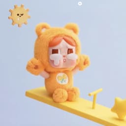 POP MART CRYBABY Care Bears Series Vinyl Plush Pendant Blind Box Official Genuine Mystery Box Collectible Figure Bag Ornament