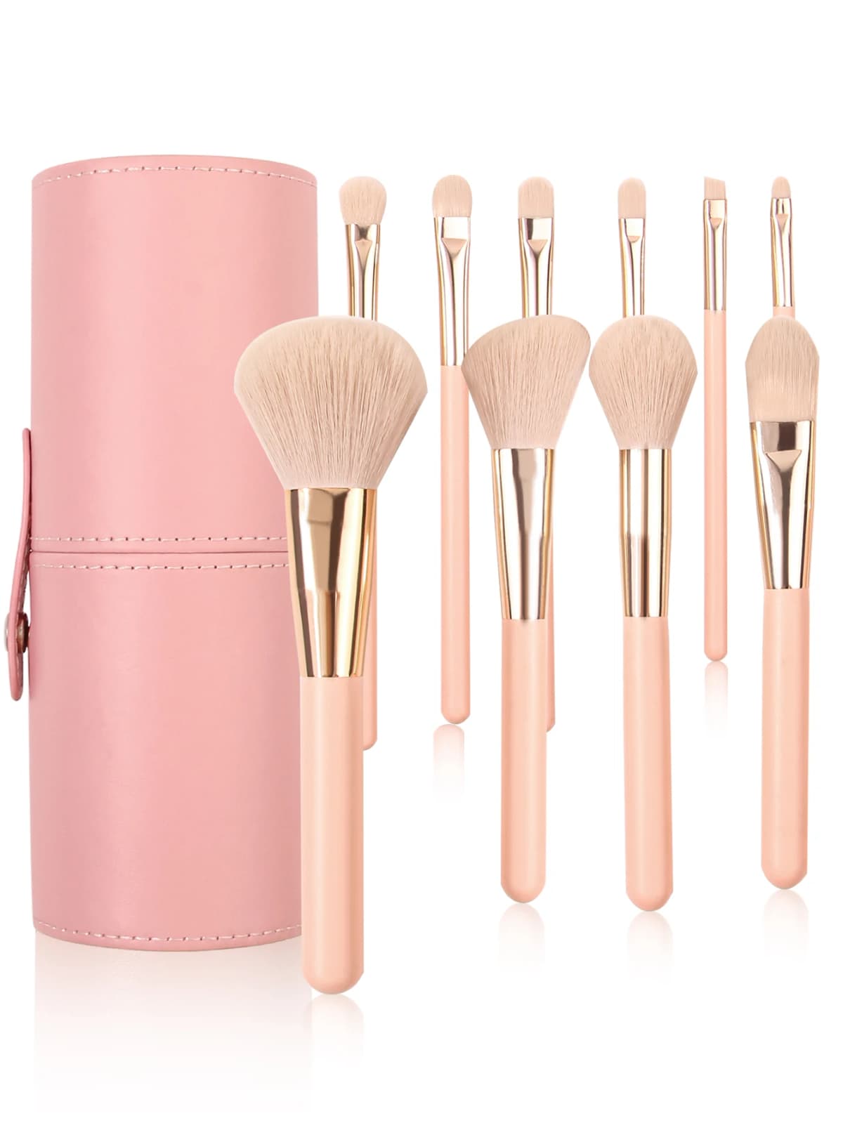 11pcs High-End Professional Makeup Brushes Set with Bucket Blush Powder Eyeshadow Eyebrow Foundation Beauty Makeup Tool Brochas