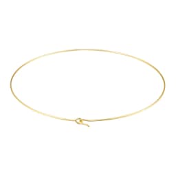 Stainless Steel Heart Round Adjustable Collar Women's Necklace Simple Open Neck Metal Jewellery Accessories: VL534 VL535