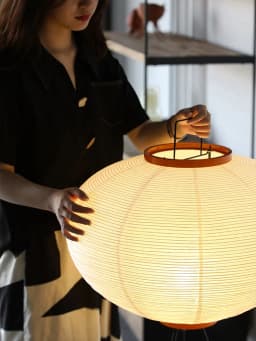 Wabi Sabi Noguchi Akari Japanese Rice Paper Floor Lamp for Bedroom Living Room Bedside House Decoration Vintage Standing