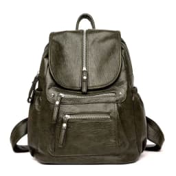 Women High Quality Leather Backpacks Vintage Female Shoulder Bag Sac A Dos Travel Ladies Bagpack Mochilas School Bags for Girls