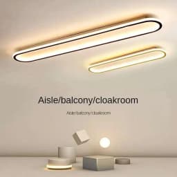 Long Strip LED Ceiling Lights Modern Simple Corridor Aisle Balcony Cloakroom Bedroom Porch Lamp Home Indoor Decor Lighting Lamps