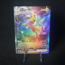 Anime PTCG Trading Card Vaporeon Lillies Clefairy Ex Gengar Vmax Rule Holographic Game Collection Card Child Holiday Gifts