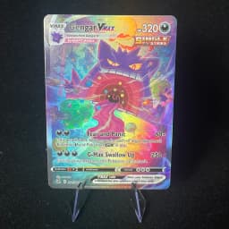 Anime PTCG Trading Card Vaporeon Lillies Clefairy Ex Gengar Vmax Rule Holographic Game Collection Card Child Holiday Gifts