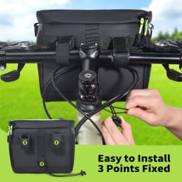 26 Types of Front Bike Bags, Bicycle Handlebar Thermal Bags, Front-Mounted Phone Cooler Storage Bags, with Tpu Touch Screen Insulation Layer, Can Be Strapped to the Frame, Cycling Accessories, Suitable for Outdoor Hiking and Travel Assistance There Are Two Styles to Choose From: the Starry Sky Style and the Regular Style.