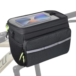 26 Types of Front Bike Bags, Bicycle Handlebar Thermal Bags, Front-Mounted Phone Cooler Storage Bags, with Tpu Touch Screen Insulation Layer, Can Be Strapped to the Frame, Cycling Accessories, Suitable for Outdoor Hiking and Travel Assistance There Are Two Styles to Choose From: the Starry Sky Style and the Regular Style.