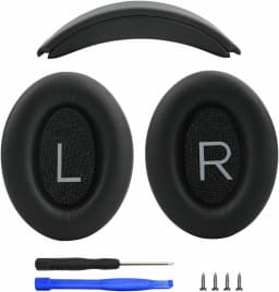 KUTOU Replacement Headband Cushion and Earpads for Bose QC35 QC45 Headphones with Noise Isolation Memory Foamment Accessories