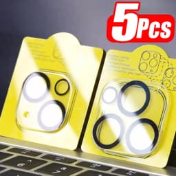 1-5Pcs Tempered Glass for iPhone 18 17 16 15 14 13 Pro Max Plus Camera Lens Protector Black Circle Protective Lens Film Cover
