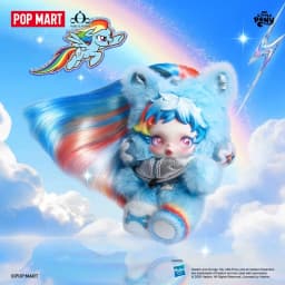 POP MART SKULLPANDA x My Little Pony Series Plush Doll Pendant Genuine Blind Box Mystery Box Guess Bag Toys Cute Anime Figure