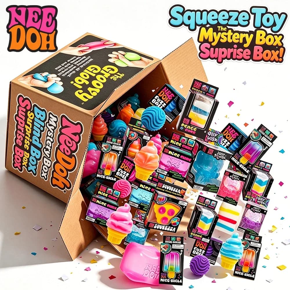 Needoh DohJees Emotional Stress Relief Squeeze Venting Decompression Squishy Sensory Fidget Surprise Blind Box Adult Ssss