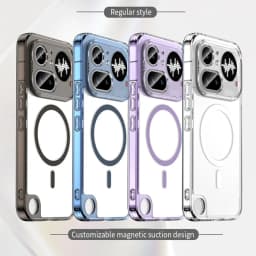 Flexible Wireless Charging Magnetic Case For Nothing Phone 4A Pro Cover Transparent Shell Fundas Coque