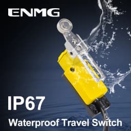 Waterproof ME-8100 Series Limit Switch AC250V 1NO/1NC Self-Reset Touch, Controller with DIN Rail, Mount for Industrial Machine