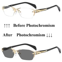 0 ~ +4.0 Photochromic Reading Glasses Unbounded Product Anti Blue Light Reading Glasses Neutral HD Sturdy Glasses