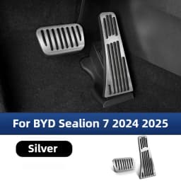 Pedal Aluminum Alloy Rest Non-slip for BYD Sealion 7 Sea Lion 2024 Special Car Pedal Car Interior Modification Accessories