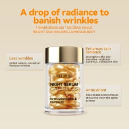 Vitamin C Facial Capsule Serum Moisturizing Anti Aging Wrinkle Removal Dark Spots Repair Acne Skin Rejuvenation Essence Capsules