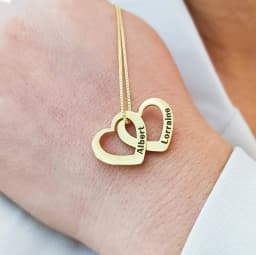 Customized Name Necklace For Women Stainless Steel Heart Carving Pendant Family Jewelry Choker Girlfriend Gift Bijoux Femme