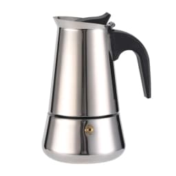 Octagonal Moka Pot Aluminum/Stainless Steel Stovetop Espressos Maker Multi-Purpose Coffee Pots for Outdoor Home Kitchen Office