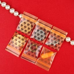 Wholesale Zipper Bag Small Grimace Orange Skull Self Sealing Zip Lock Bags Gift Jewelry Mini Pouches Plastic Packaging Bags