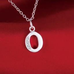 26 Letters 925 Sterling Silver Necklace Pendant Zircon for Women Exquisite Student Girlfriend Jewelry Accessories Wedding Gift