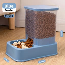 1.2L/1.5L Pet Automatic Feeder Plastic Large Capacity Cat Dog Water Dispenser Feeder Set 3 Colors 2 Styles