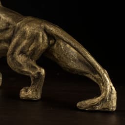 NORTHEUINS Resin Golden Lion King Figurines Home Office Desktop Modern Animal Statue Decoration Accessories Living Room Decor