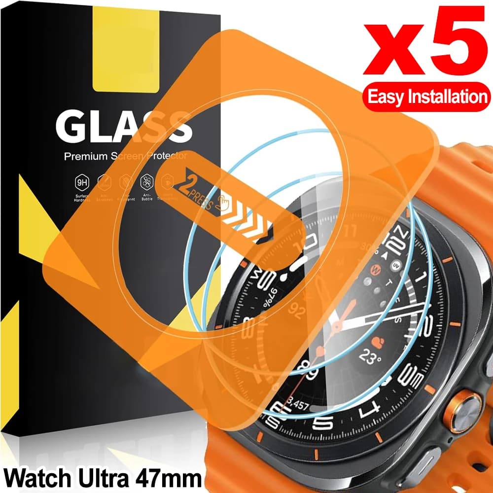 For Samsung Galaxy Watch Ultra 2 47mm 2026 Tempered Glass Screen Protectors HD Hardness Watch Films for Samsung Watch Ultra 2025