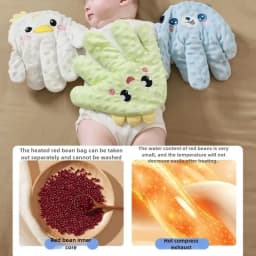 Babies Soothing Palms Baby Sleep Aid Infant Calming Sleeper with Safety Remote Control Slaps Plush Hand Palms for Toddler