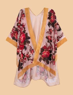 MJSERECA Bohemian Fashion women burnt plush kimono long cardigan with tassel beach cover-up luxury Holiday Casual Cardigan Shawl