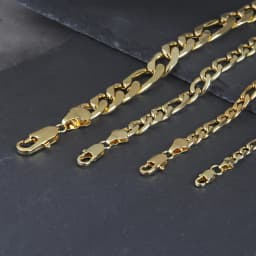Figaro Chain Necklace for Men Women Stainless Steel Gold Color Basic Punk Long Thick Link Chains Jewelry Gift Wholesale