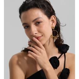 Yhpup Exclusive Style Waterproof Resin Wood Pearl Drop Charm Drop Earrings Stainless Steel Handmade Trendy Fashion Jewelry 2025