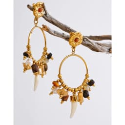 Yhpup Exclusive Style Waterproof Resin Wood Pearl Drop Charm Drop Earrings Stainless Steel Handmade Trendy Fashion Jewelry 2025