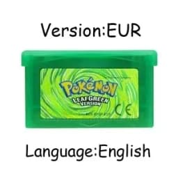 New pokémo Game Card GBA USA/ITA/NOE/FRA/EUR/ESP Video Game Cartridge Series Emerald FireRed LeafGreen Ruby Sapphire for GBA/SP