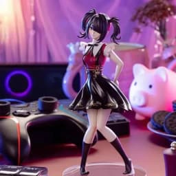 Needy Girl Overdose Luminasta KAngel 12cm PVC Anime Action Figure Collection Model Virtual Uploader Ornament Toy