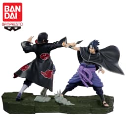 In Stock Original Bandai BANPRESTO Naruto Shippuden Combination Battle Uchiha Sasuke Uchiha Itachi Figure Anime Model Toy