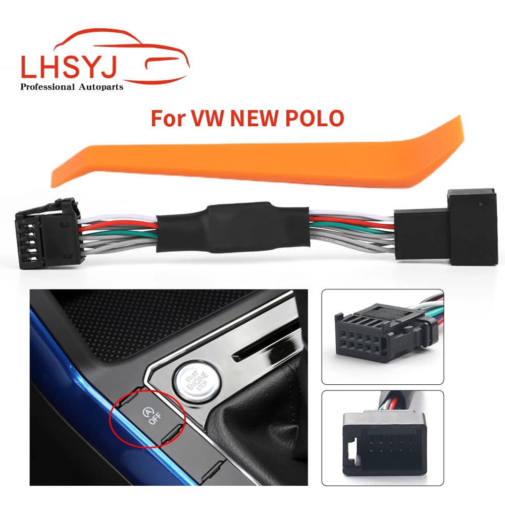 For Volkswagen New Polo Automatic Stop Start System Off Eliminator Device Control Sensor Plug Cable Three Modes