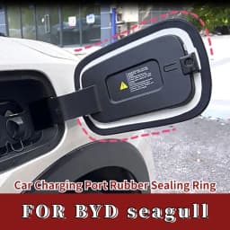 For BYD Seagull 2022 2023 2024 2025 2026 Car Charging Port Rubber Sealing Ring Protective Dust Cover Ring Waterproof Accessory