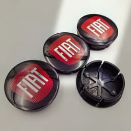 4pcs 48.5/50mm FIAT Car Wheel Center Caps Emblem Badge Wheel Center Hub Caps Badge Rim Cover Emblem