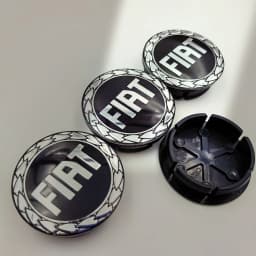 4pcs 48.5/50mm FIAT Car Wheel Center Caps Emblem Badge Wheel Center Hub Caps Badge Rim Cover Emblem