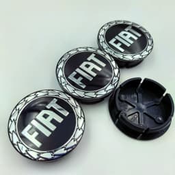 4pcs Fiat 500 Wheel Center Hub Caps 50mm Original Rim Cover Emblem Badge Auto Styling Accessories for Car