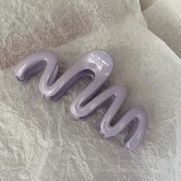 Women Girls 2026 Korean Sweet Irregular Colorful Jelly Wave Hair Claw Clip, Fashion Simple Headwear Hairpin