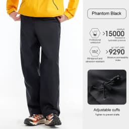 GOLDEN CAMEL Outdoor Hiking Pants Men Women Windproof Waterproof Breathable Wear-resistant Tear-resistant Hiking Soft Shell Trou