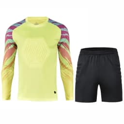 Adult Kids Football Goalkeeper Jerseys Tracksuit Custom Men Soccer Goalie Tracksuit Long Sleeve Uniform Boy Gatekeeper Outfit