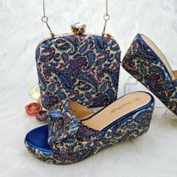 New Arrival Italian Ladies Shoes and Bags Designer Shoes Women Luxury Shoes and Bag for Party In Women