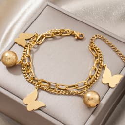 Gold Plated Bracelet Hip Hop Style Unique Fashion Fun Design Curved Unisex Jewelry