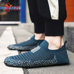 YRZL Mesh Loafers Mens Driving Moccasins High Quality Flats Male Walking Shoes Breathable Mesh Casual Loafers Summer Mens Shoes