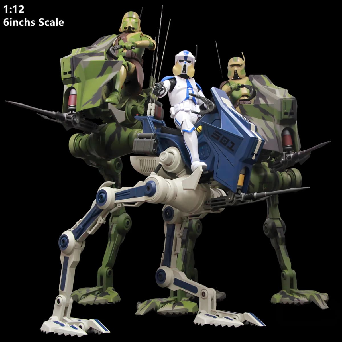 6inchs Scale 1:12 501st Legion 41st AT-RT ATRT All Terrain Reconnaissance Transports Clone ARF Trooper 6" Action Figure Toys